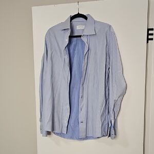 Eton Sky Blue Button-Up Shirt